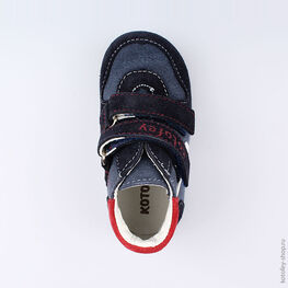 152190-22 Ботинки для мальчики син-бел-кра фото №4