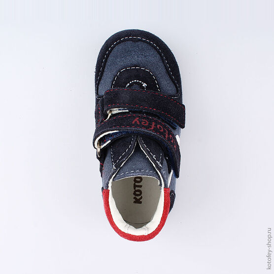 152190-22 Ботинки для мальчики син-бел-кра фото №4