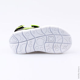 324006-11 Пляжная обувь для мальчики сер-сал фото №3