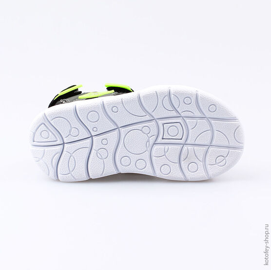 324006-11 Пляжная обувь для мальчики сер-сал фото №3