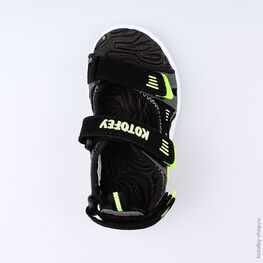 324006-11 Пляжная обувь для мальчики сер-сал фото №4