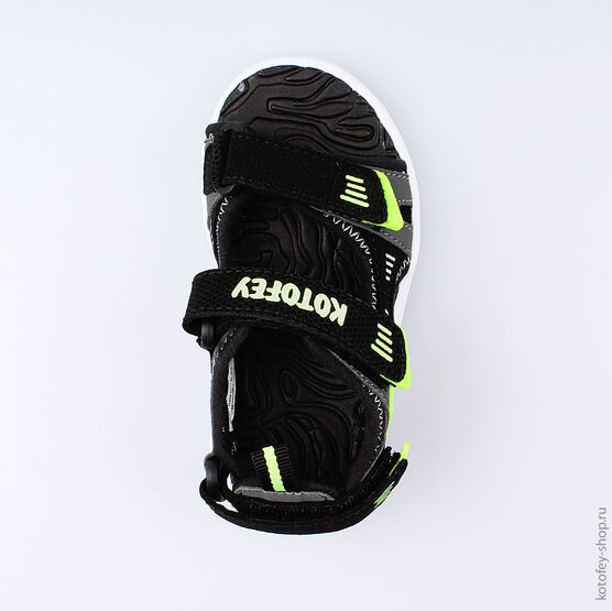 324006-11 Пляжная обувь для мальчики сер-сал фото №4