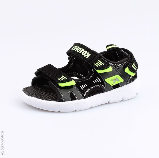 324006-11 Пляжная обувь для мальчики сер-сал