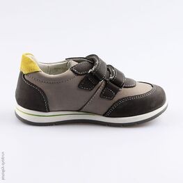 332096-23 Полуботинки для мальчики серый фото №2