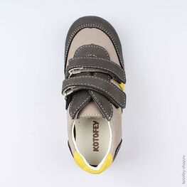 332096-23 Полуботинки для мальчики серый фото №4