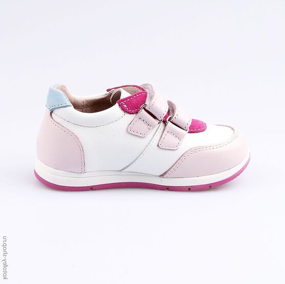 332096-25 Полуботинки для девочки персиковый фото №2