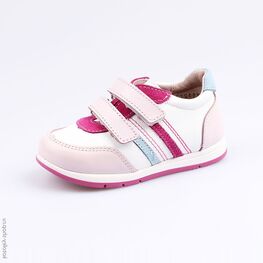 332096-25 Полуботинки для девочки персиковый