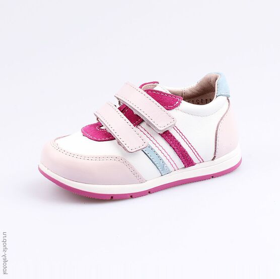 332096-25 Полуботинки для девочки персиковый