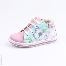 352137-22 Ботинки для девочки сир-цве