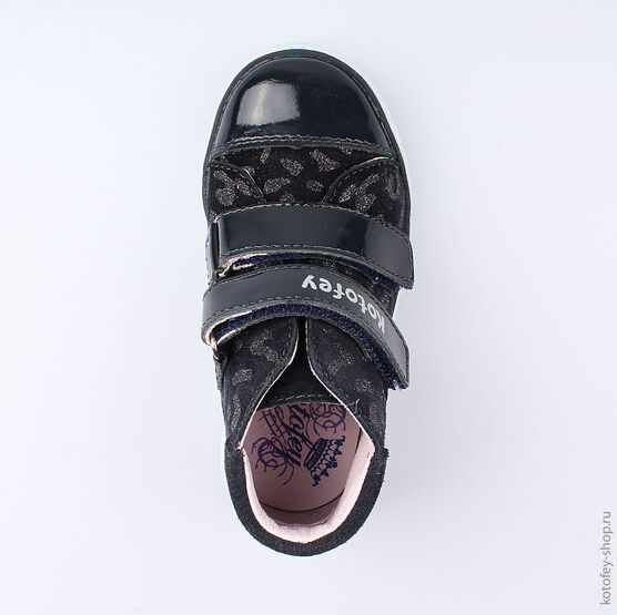 352177-21 Ботинки для девочки светло-синий фото №4