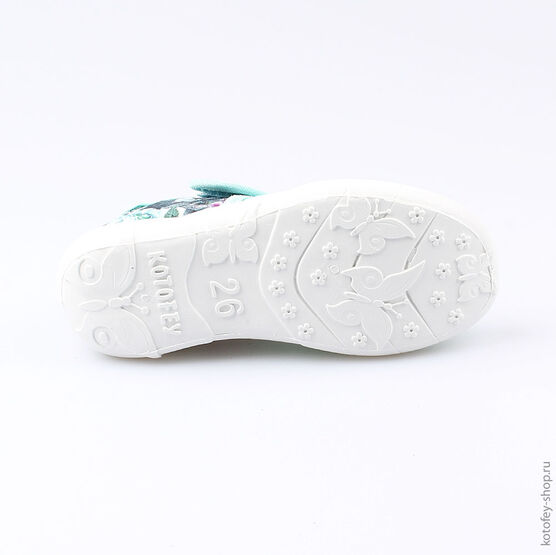 431102-11 Текстильная обувь для девочки бирюзовый фото №3