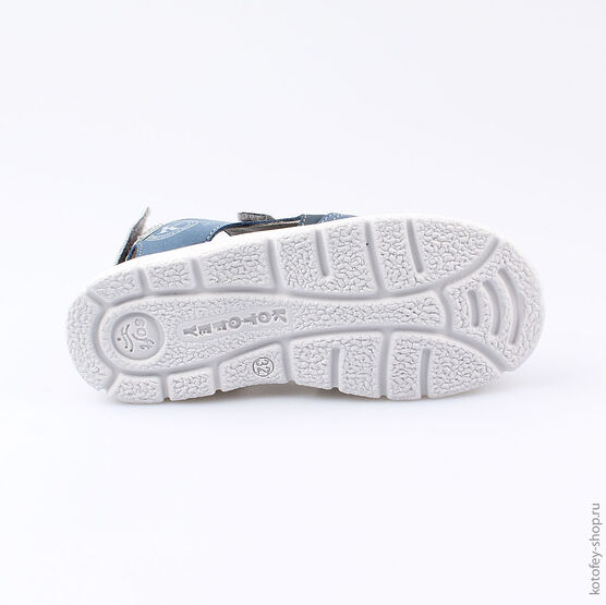 522057-24 Сандалии для мальчики син-сер фото №3