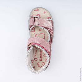 524018-72 Босоножки для девочки розовый фото №4