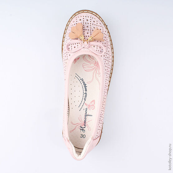 532172-21 Туфли для девочки розовый фото №4