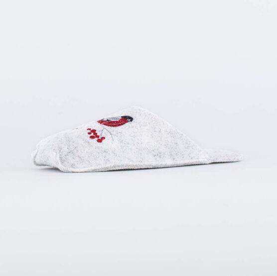 837002-01 Женские войлочные тапочки Снегирь Белый для девочки белый