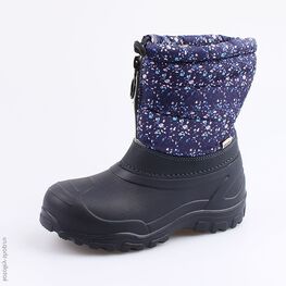 664037-44 Сноубутсы для девочки светло-синий