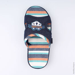 531023-12 Тапочки для мальчики светло-синий фото №4