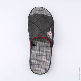 731055-12 Тапочки для мальчики черный фото №4