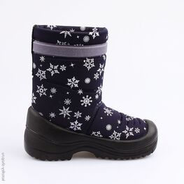 661902-41 Мембранные сапожки для девочки светло-синий фото №2