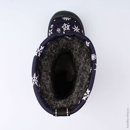 661902-41 Мембранные сапожки для девочки светло-синий фото №4