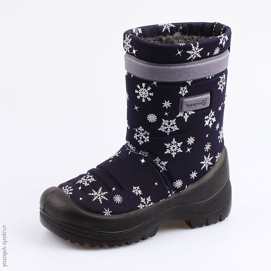 661902-41 Мембранные сапожки для девочки светло-синий