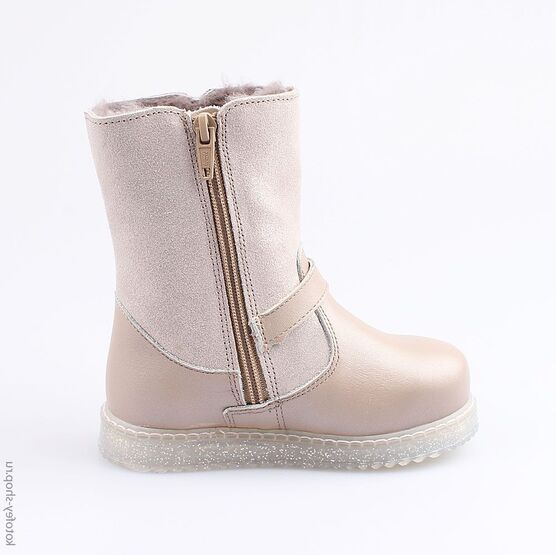 362095-53 Сапожки для девочки бежевый фото №2