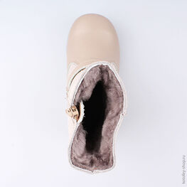 362095-53 Сапожки для девочки бежевый фото №4