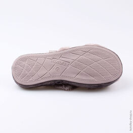 731056-11 Тапочки для девочки сер-роз фото №3