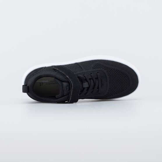 531344-12 Текстильные кеды черный для мальчики черный фото №4