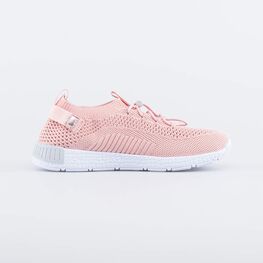 641027-16 Розовые текстильные кроссовки для девочки розовый фото №2