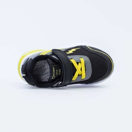 344276-72 Всепогодные кроссовки из материала SoftShell с подсветкой на подошве для мальчики чер-сер фото №4