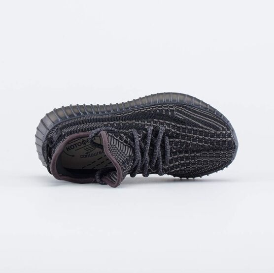 741087-11 Текстильные кроссовки для мальчики черный + бежевый фото №4