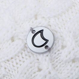 07811410-40 Теплая шапка-бини Белый для девочки белый фото №3