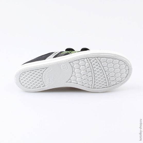 631098-11 Кеды для мальчики чер-сал фото №3