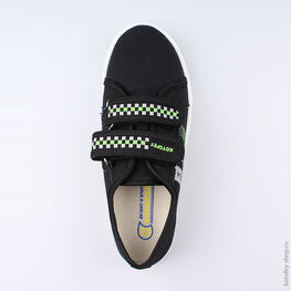 631098-11 Кеды для мальчики чер-сал фото №4