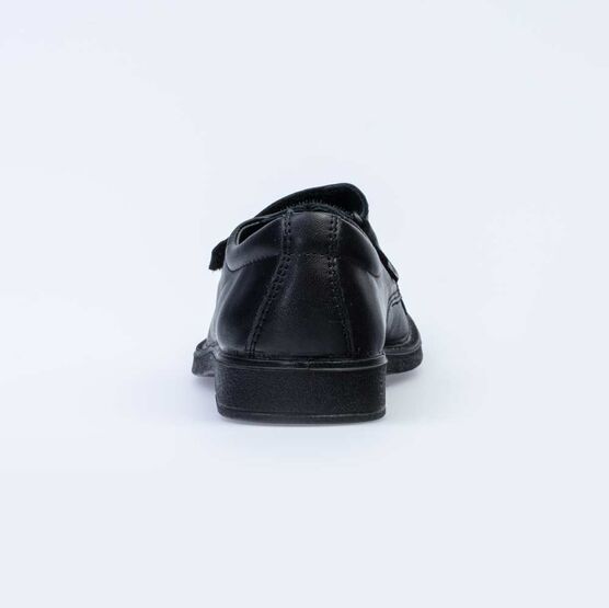 632308-22 Туфли черные на липучке для мальчики черный фото №5