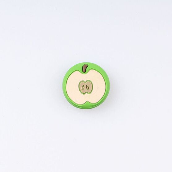 03014006-40 Украшение для обуви Зеленое яблоко для универсальные салатовый фото №3