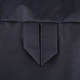 02708242-60 Однотонный мешок для сменной обуви для мальчики черный фото №3