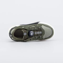 634166-72 Полуботинки с системой быстрой шнуровки для мальчики оливковый фото №4