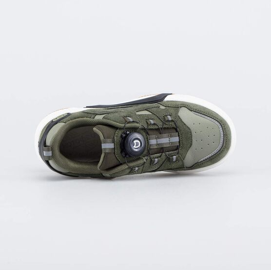 634166-72 Полуботинки с системой быстрой шнуровки для мальчики оливковый фото №4