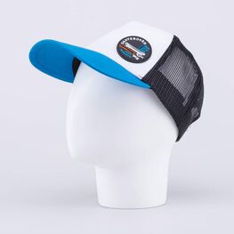 07709016-40 Кепка-бейсболка с сеткой для мальчика для мальчики черный + голубой