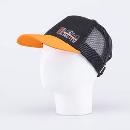 07709033-40 Кепка-бейсболка с сеткой для мальчика черный-оранжевый для мальчики черно-оранжевый