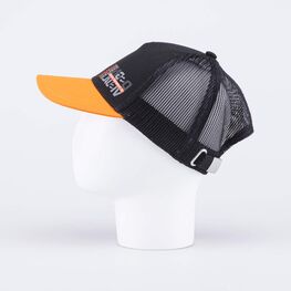 07709033-40 Кепка-бейсболка с сеткой для мальчика черный-оранжевый для мальчики черно-оранжевый фото №2