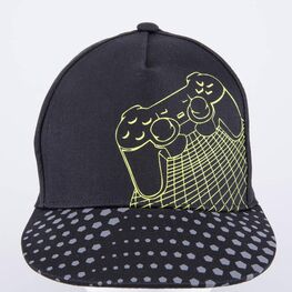 07709043-40 Кепка-бейсболка для мальчика черный для мальчики черный фото №3