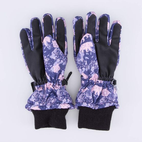 07822067-00 Перчатки утепленные Мишка на севере для девочки разноцветный фото №2