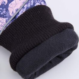 07822067-00 Перчатки утепленные Мишка на севере для девочки разноцветный фото №4