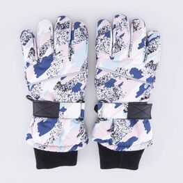 07822247-40 Перчатки для девочки для девочки белый + черный