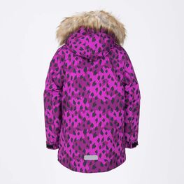 07857014-43 Зимняя куртка-парка Барс розовый для девочки розовый фото №3