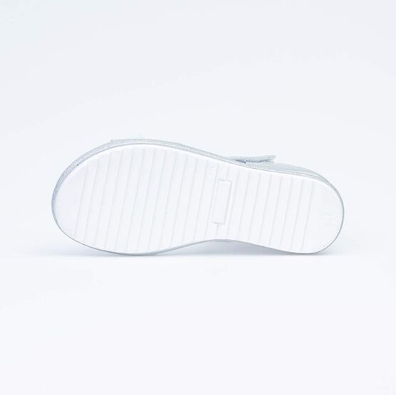 522149-23 Нарядные босоножки для девочки для девочки серебристый фото №3