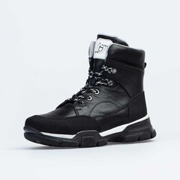 652177-42 Сапожки для девочки черный